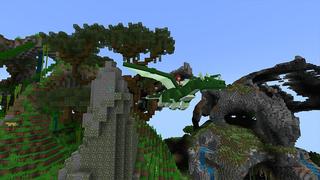 Screenshot of the Minecraft Bedrock Marketplace product Skyblock Dragons created by inPixel.