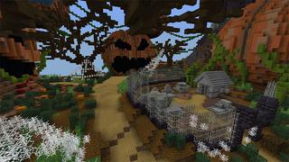 Screenshot of the Minecraft Bedrock Marketplace product Skyblock Pumpkins created by inPixel.