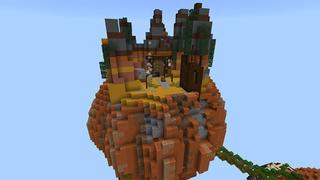 Screenshot of the Minecraft Bedrock Marketplace product Skyblock Pumpkins created by inPixel.