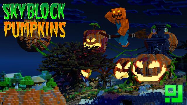 Thumbnail of the Minecraft Bedrock Marketplace product Skyblock Pumpkins created by inPixel.