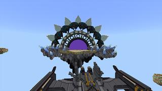 Screenshot of the Minecraft Bedrock Marketplace product Skyblock Space Wars created by inPixel.