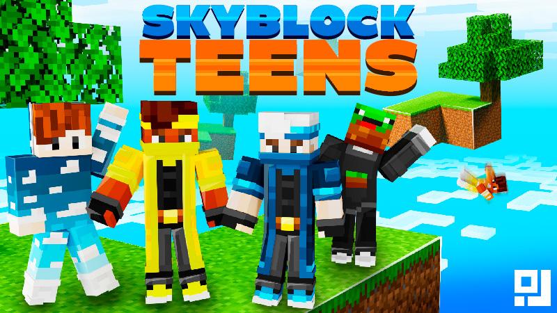 Skyblock Teens by inPixel | CHUNK - Minecraft Bedrock Marketplace Explorer