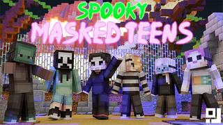 Thumbnail of the Minecraft Bedrock Marketplace product Spooky Masked Teens created by inPixel.