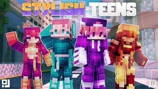Thumbnail of the Minecraft Bedrock Marketplace product Stylish Teens created by inPixel.
