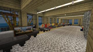 Screenshot of the Minecraft Bedrock Marketplace product Survival Boat created by inPixel.