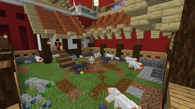 Screenshot of the Minecraft Bedrock Marketplace product Temple of the Foxes created by inPixel.