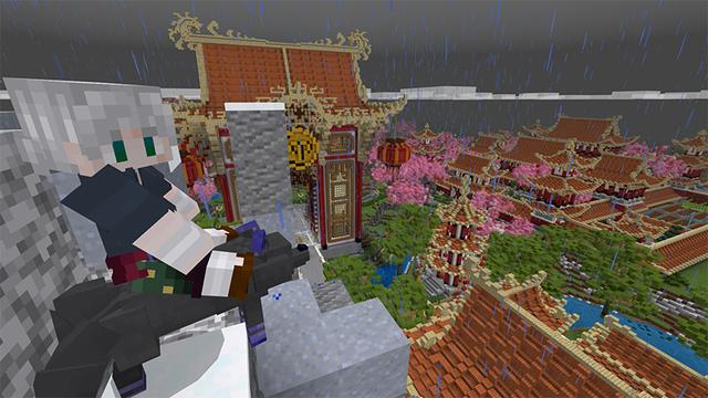 Screenshot of the Minecraft Bedrock Marketplace product Temple of the Foxes created by inPixel.