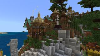 Screenshot of the Minecraft Bedrock Marketplace product The Secret Island created by inPixel.