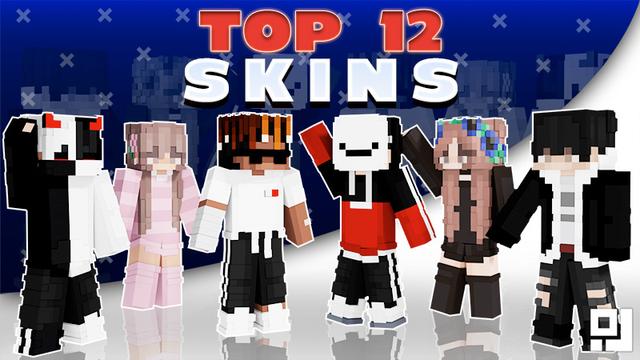 Thumbnail of the Minecraft Bedrock Marketplace product Top 12 Skins created by inPixel.