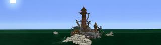 Panorama of the Minecraft Bedrock Marketplace product Toxic Island created by inPixel.