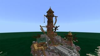 Screenshot of the Minecraft Bedrock Marketplace product Toxic Island created by inPixel.