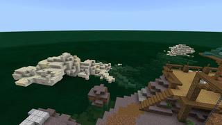 Screenshot of the Minecraft Bedrock Marketplace product Toxic Island created by inPixel.