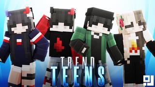 Thumbnail of the Minecraft Bedrock Marketplace product Trend Teens created by inPixel.