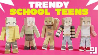 Thumbnail of the Minecraft Bedrock Marketplace product Trendy School Teens created by inPixel.