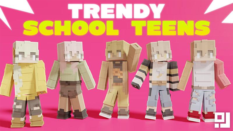 Trendy School Teens by inPixel | CHUNK - Minecraft Bedrock Marketplace ...