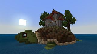 Screenshot of the Minecraft Bedrock Marketplace product Turtle Islands created by inPixel.