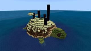 Screenshot of the Minecraft Bedrock Marketplace product Turtle Islands created by inPixel.