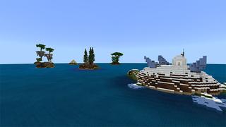 Screenshot of the Minecraft Bedrock Marketplace product Turtle Islands created by inPixel.
