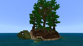 Screenshot of the Minecraft Bedrock Marketplace product Turtle Islands created by inPixel.