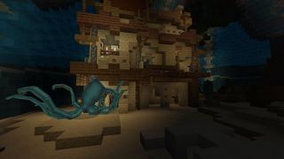 Screenshot of the Minecraft Bedrock Marketplace product Underwater created by inPixel.
