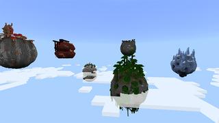 Screenshot of the Minecraft Bedrock Marketplace product Vanilla Skyblock created by inPixel.