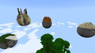 Screenshot of the Minecraft Bedrock Marketplace product Vanilla Skyblock created by inPixel.