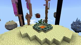 Screenshot of the Minecraft Bedrock Marketplace product Vanilla Skyblock created by inPixel.