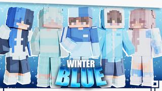 Thumbnail of the Minecraft Bedrock Marketplace product Winter Blue created by inPixel.