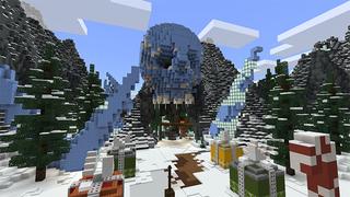 Screenshot of the Minecraft Bedrock Marketplace product Winter Workshop created by inPixel.