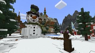 Screenshot of the Minecraft Bedrock Marketplace product Winter Workshop created by inPixel.