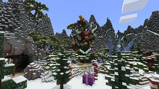 Screenshot of the Minecraft Bedrock Marketplace product Winter Workshop created by inPixel.