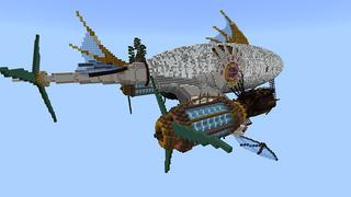 Screenshot of the Minecraft Bedrock Marketplace product Zeppelin created by inPixel.