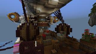 Screenshot of the Minecraft Bedrock Marketplace product Zeppelin created by inPixel.