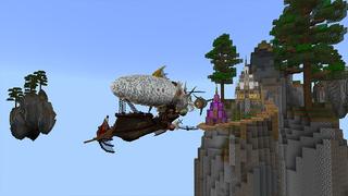 Screenshot of the Minecraft Bedrock Marketplace product Zeppelin created by inPixel.