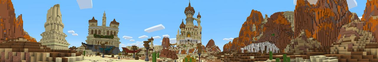 Panorama of the Minecraft Bedrock Marketplace product Adventures of Aladdin created by InPvP.