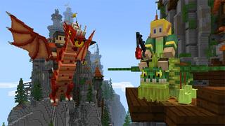 Screenshot of the Minecraft Bedrock Marketplace product Dragons created by InPvP.