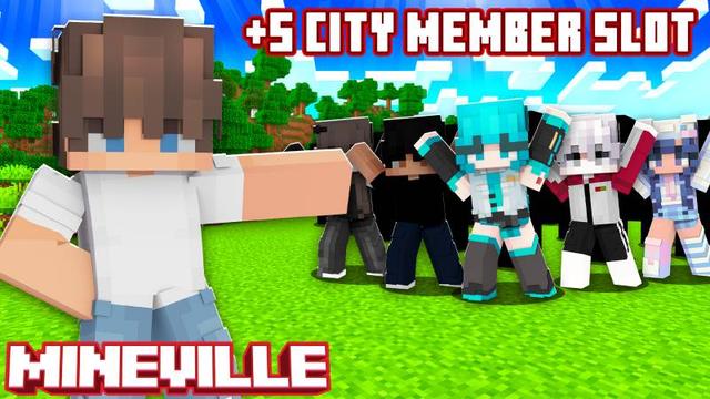 Thumbnail of the Minecraft Bedrock Marketplace product [Earth] 5 Extra City Member Slots created by InPvP.