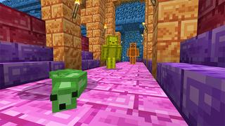 Screenshot of the Minecraft Bedrock Marketplace product Everything Slime! created by InPvP.