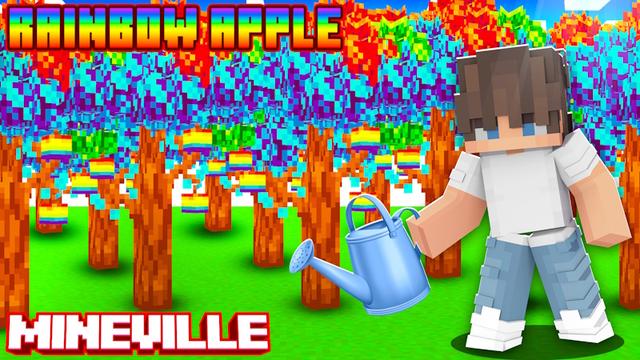 Thumbnail of the Minecraft Bedrock Marketplace product [Farm] Rainbow Apple Seed created by InPvP.