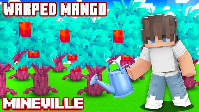 Thumbnail of the Minecraft Bedrock Marketplace product [Farm] Warped Mango Seed created by InPvP.