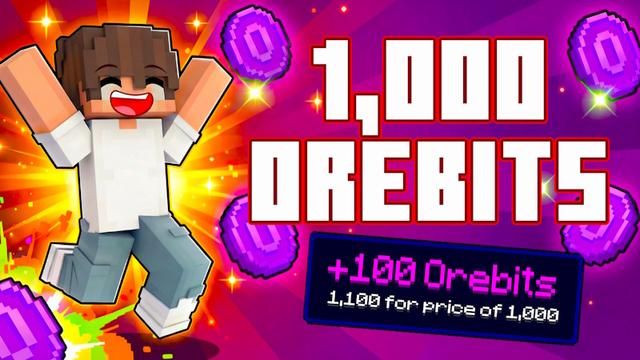 Thumbnail of the Minecraft Bedrock Marketplace product [GenWars] 1000 + 100 Orebits created by InPvP.