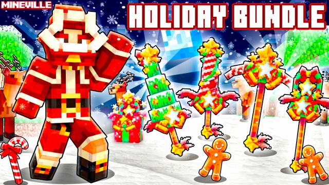 Thumbnail of the Minecraft Bedrock Marketplace product Holiday Bundle created by InPvP.