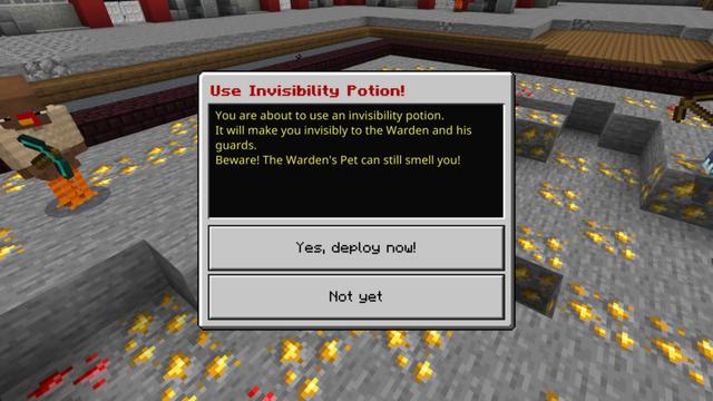 Screenshot of the Minecraft Bedrock Marketplace product Invisibility Potion created by InPvP.