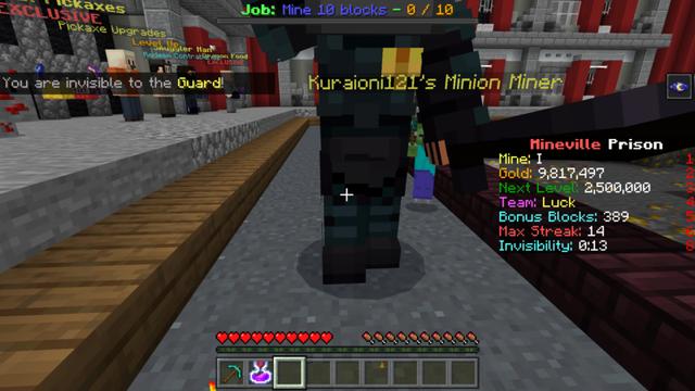 Screenshot of the Minecraft Bedrock Marketplace product Invisibility Potion created by InPvP.