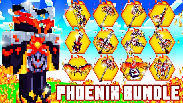 Thumbnail of the Minecraft Bedrock Marketplace product [MegaSMP] 1x Phoenix Bundle created by InPvP.