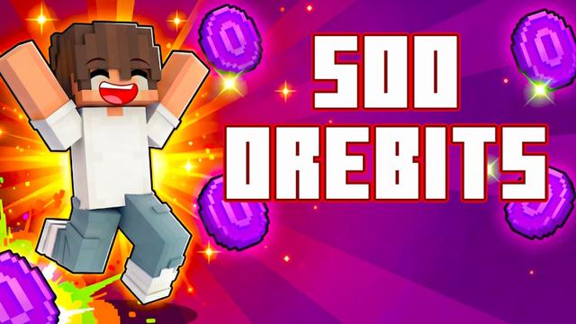 Thumbnail of the Minecraft Bedrock Marketplace product [MegaSMP] 500 Orebits created by InPvP.