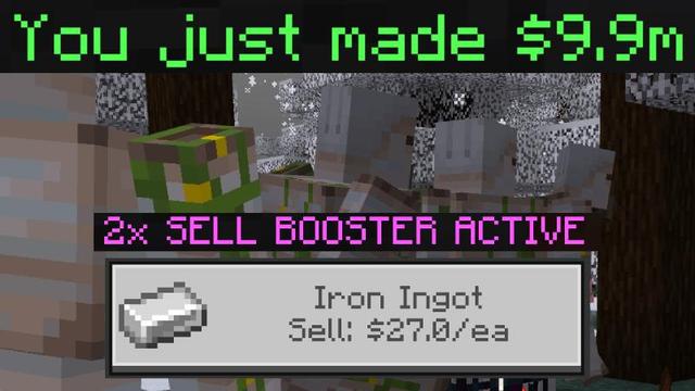 Screenshot of the Minecraft Bedrock Marketplace product [MegaSMP] Iron Golem Spawner created by InPvP.