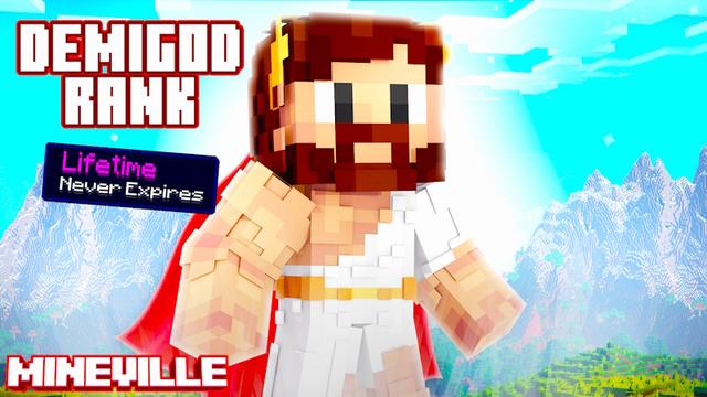 Thumbnail of the Minecraft Bedrock Marketplace product [MegaSMP] LIFETIME Demigod Rank created by InPvP.