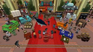 Screenshot of the Minecraft Bedrock Marketplace product Mineville Film Studios created by InPvP.