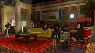 Screenshot of the Minecraft Bedrock Marketplace product Mineville Film Studios created by InPvP.